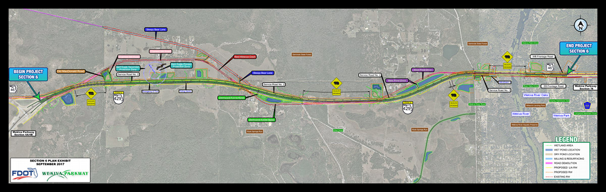 Wekiva Parkway Section 6 map